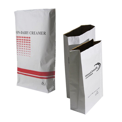 Bolsas de papel de fondo de pinza de pared múltiple para empresas