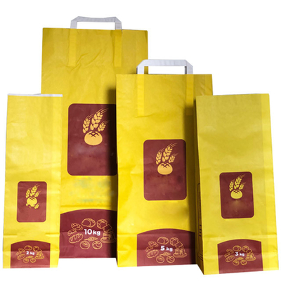 Bolsas de papel biodegradables impresas de encargo de ISO9001 6L 10L para Cat Litter Packaging