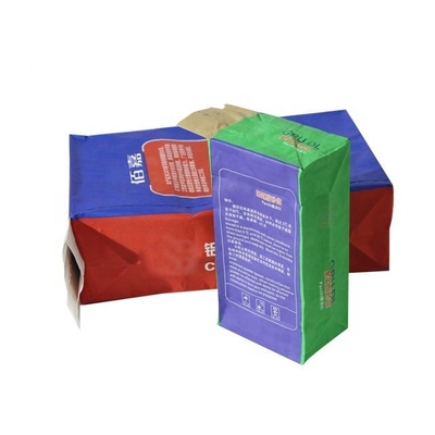 Bolsas de válvula de papel biodegradables impresas personalizadas con tipos de cierre variable