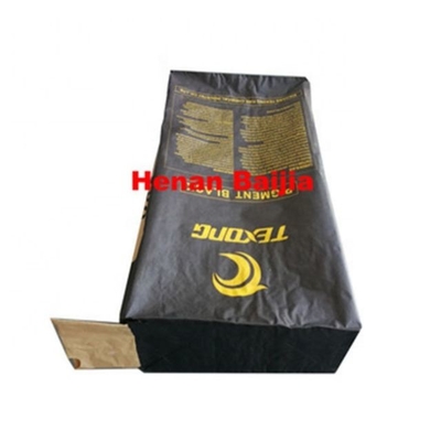 Bolsas de válvula de papel impresas personalizadas blancas y marrones para embalaje