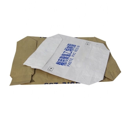 material durable blanco o de Brown de las bolsas de papel de la válvula 25kg para empaquetar