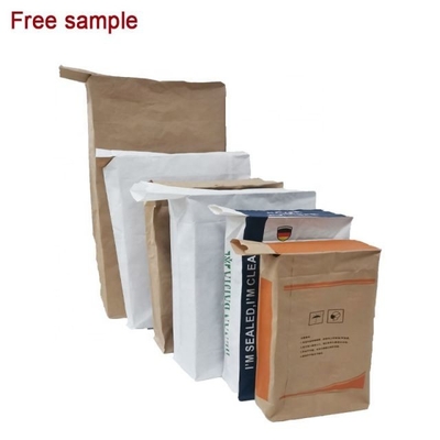 La impresión laminada pegó las bolsas de papel multipared de la válvula con el escudete