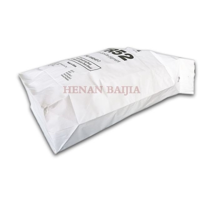 Bolsas de válvula de papel impresas personalizadas blancas y marrones para embalaje