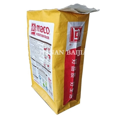 Propósito múltiple pegado impermeable reutilizable de las bolsas de papel de múltiples paredes de la válvula