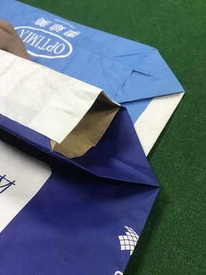 Propósito múltiple pegado impermeable reutilizable de las bolsas de papel de múltiples paredes de la válvula