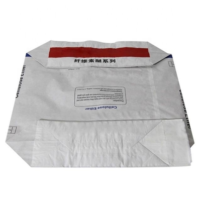 bolsas de papel pegadas cemento Eco de Multiwall de la válvula de la válvula del papel de 25kg Kraft amistoso