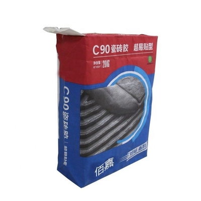Sacos impresos de encargo de la válvula del papel de Multiwall Kraft para el cemento 15kg 20kg