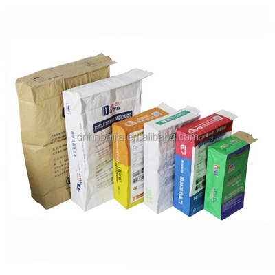 Bolsas de papel Kraft de pared múltiple industriales personalizadas con ventaja de taller Gmp