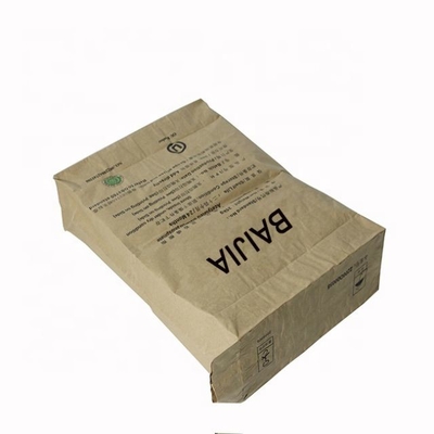 Diseño modificado para requisitos particulares bolsas de papel industriales a prueba de humedad 10kg