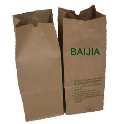 la basura grande del papel usado de restos de jardinería de las bolsas de papel del césped de 2ply Kraft empaqueta a prueba de humedad