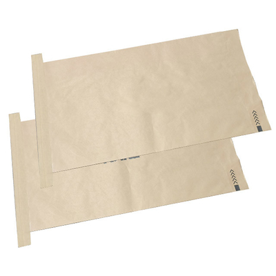 bolsas de papel multipared cosidas impresas 20kg de la boca abierta con el logotipo modificado para requisitos particulares