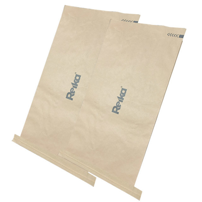 categoría alimenticia abierta cosida de papel de los bolsos de la boca de 25kg 20kg Multiwall Brown para el coco