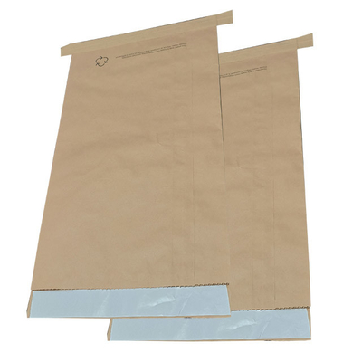 la boca abierta cosida de papel de 25kg Kraft empaqueta 60g a prueba de humedad - 120g/M2