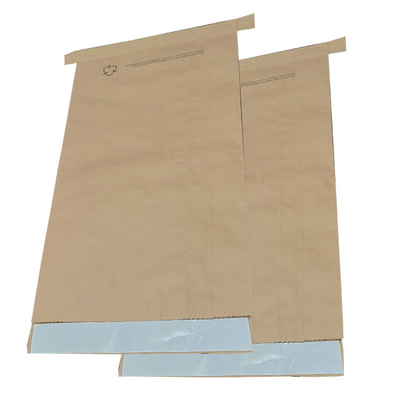 Bolso de empaquetado de papel del coco de Brown de la categoría alimenticia para el material 25kg 20kg de la comida