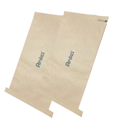 Bolsas de papel multicapa de boca abierta cosidas para alimentos 20 kg
