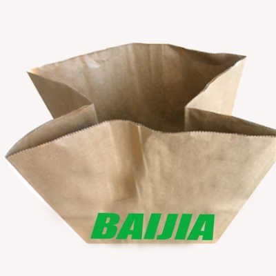 Grueso de encargo reciclable extra grande de la guarnición de las bolsas de papel del césped