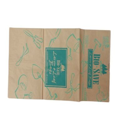 Bolsas de papel de césped impresas a medida para la basura del patio
