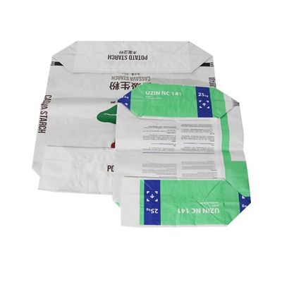 Válvula pegada económica Bolsas de papel de pared múltiple a prueba de agua