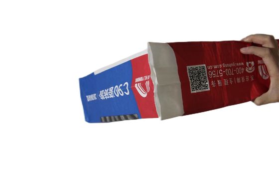 Bolsas de papel de pared múltiple de tamaño personalizado con válvula y impresión