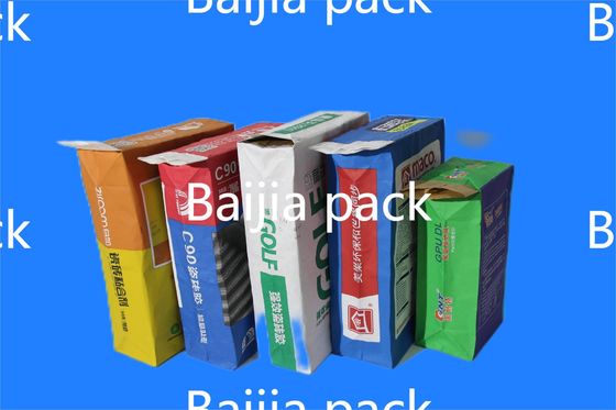 Bolsas de papel de pared múltiple con válvula y laminación