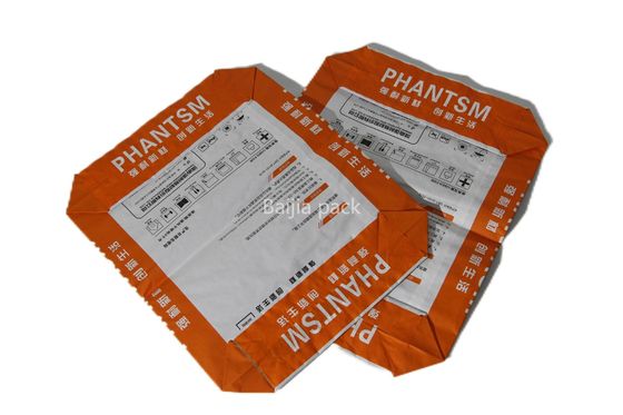 80 gramos Bolsas de papel Kraft de pared múltiple Solución de embalaje personalizada