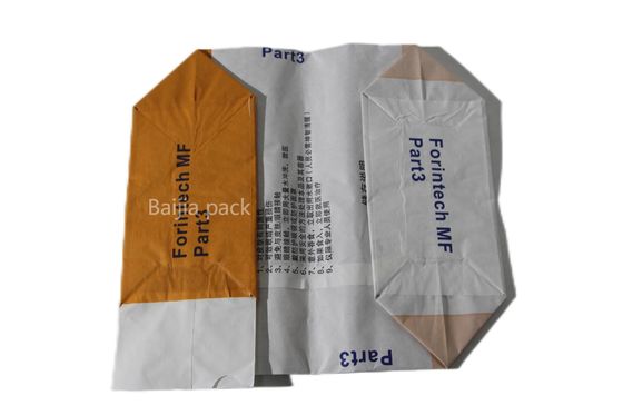 Bolsas de papel de pared múltiple resistentes al agua y a la humedad de grado alimentario