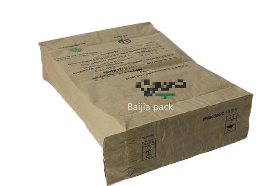 Bolsas de papel Kraft de pared múltiple personalizadas Certificación de la FDA Embalaje de la industria química