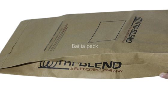 80 gramos Bolsas de papel Kraft de pared múltiple Solución de embalaje personalizada