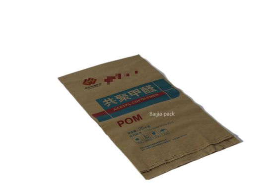 Bolsas de papel Kraft de pared múltiple personalizadas Certificación de la FDA Embalaje de la industria química