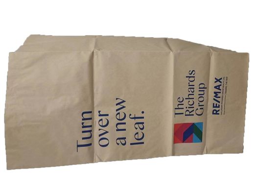 Bolsas de basura de patio marrón ecológicas para compradores conscientes del medio ambiente