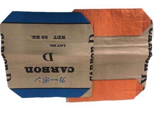 Bolsas de papel de paredes múltiples con válvula pegada duraderas para envases