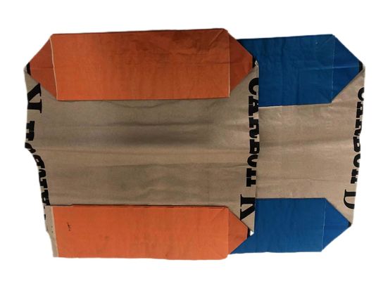 Bolsas de papel de paredes múltiples con válvula pegada duraderas para envases
