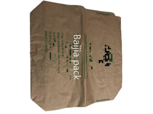 Bolsas de papel industriales ecológicas Impresión personalizada Sellado por humedad