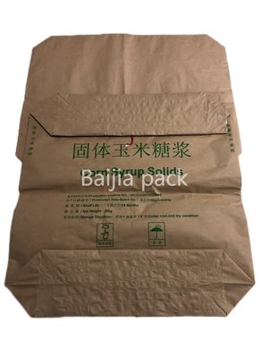 Bolsas de papel industriales ecológicas Impresión personalizada Sellado por humedad