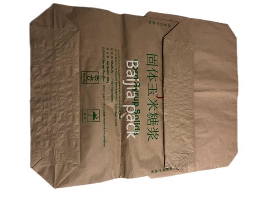 Bolsas de papel industriales ecológicas Impresión personalizada Sellado por humedad