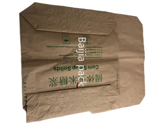 Sacos de papel industrial de calidad alimentaria para envases respetuosos con el medio ambiente