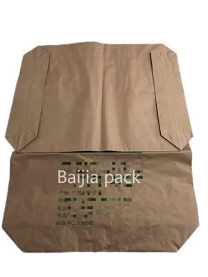 Diseño personalizado Bolsas de papel industriales Sello térmico Cierre Solución de embalaje confiable