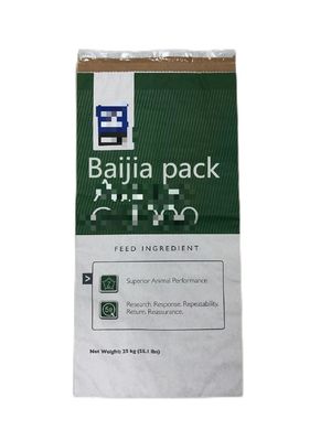 Sellado térmico Bolsas de papel Kraft de pared múltiple espesor y impresión personalizados
