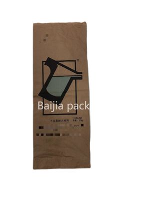 Bolsas de papel de pared múltiple de color marrón selladas térmicamente diseño y embalaje personalizables