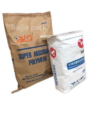 espesor bolsas de papel industriales personalizadas, bolsas de papel de paredes múltiples