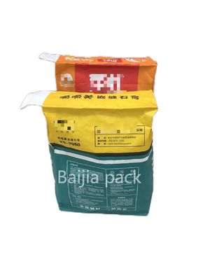 Impresión a medida Bolsas de papel industriales de paredes múltiples con válvula pegada