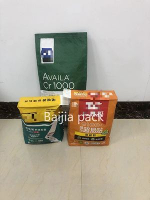 Bolsas de papel Kraft de pared múltiple a medida Producción de talleres Gmp