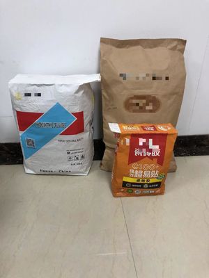 Embalaje farmacéutico Bolsas de papel Kraft de pared múltiple Bolsas impresas a medida