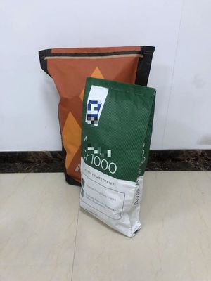 espesor personalizado papel personalizado y acepta bolsas de papel de fondo de pellizco personalizado