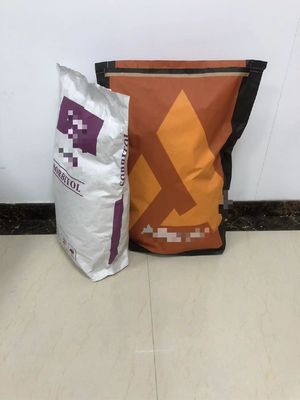 Capacidad personalizada de bolsas de papel de fondo de pellizco con capacidad acepta personalizada