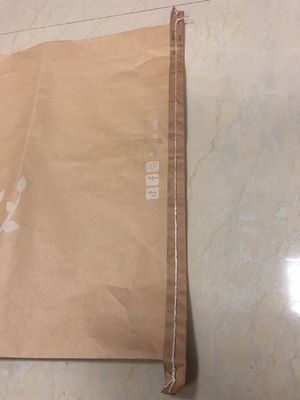 Bolsas de papel de pared múltiple con boca abierta cosidas personalizadas de alto rendimiento