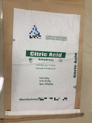 Impresión personalizada de bolsas de papel de coser de 20 kg para envases