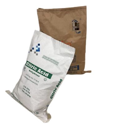 Materiales de construcción Embalaje Cosida boca abierta Bolsas de papel de pared múltiple con pedido personalizado