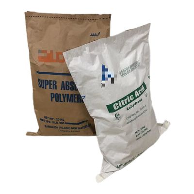 Materiales de construcción Embalaje Cosida boca abierta Bolsas de papel de pared múltiple con pedido personalizado