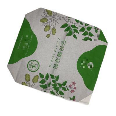 Tipo de válvula personalizada Bolsa de papel de pared múltiple Embalaje industrial Almidón con laminación